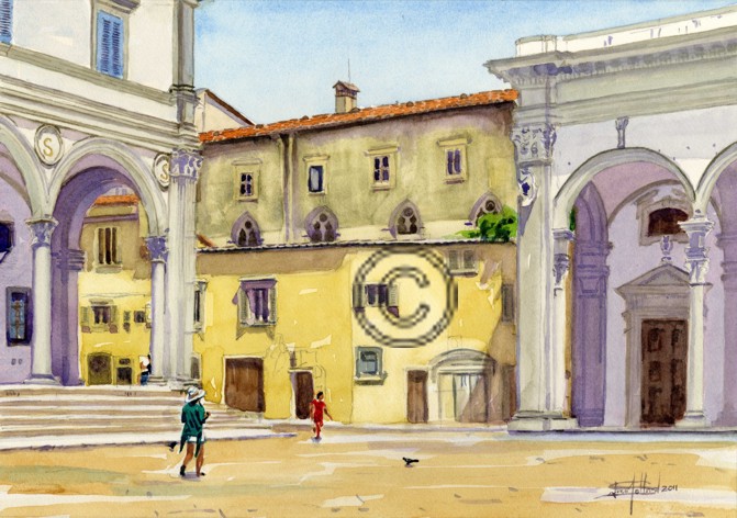 Florence Sq - Piazzale Degli Innocenti